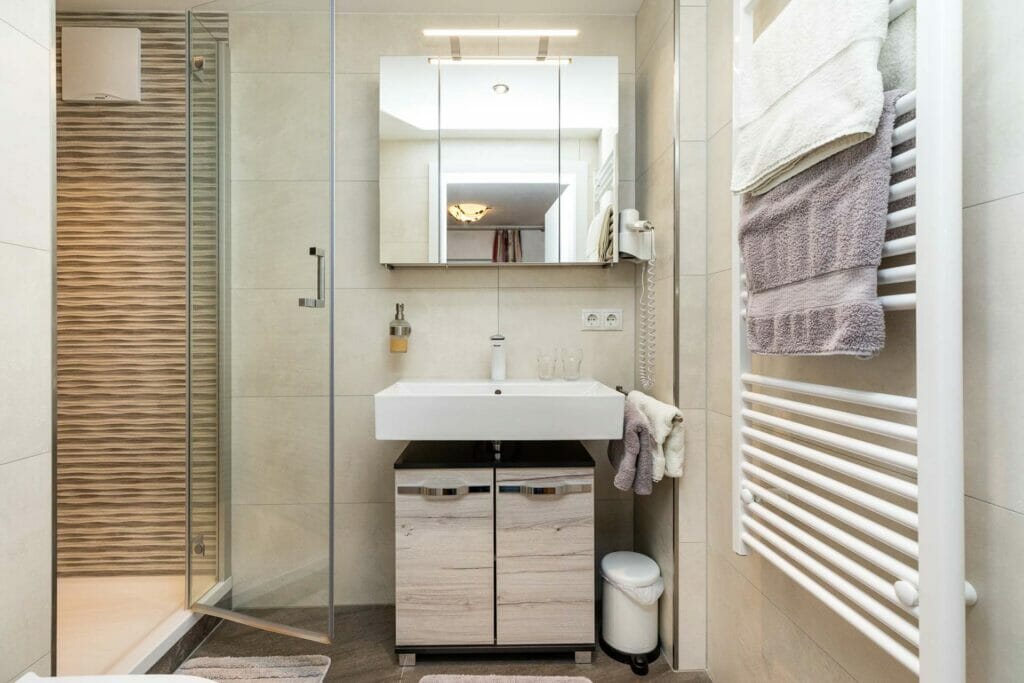 Badezimmer vom Appartement 2b in Flachau