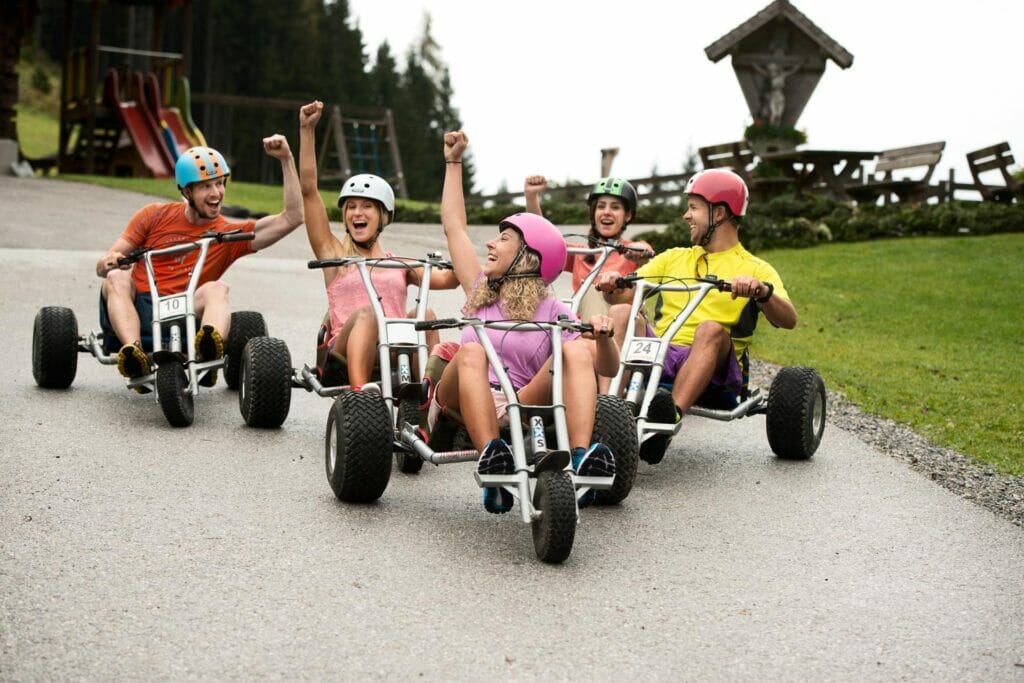 Fahren Mit Dem Mountainkart In Flachau