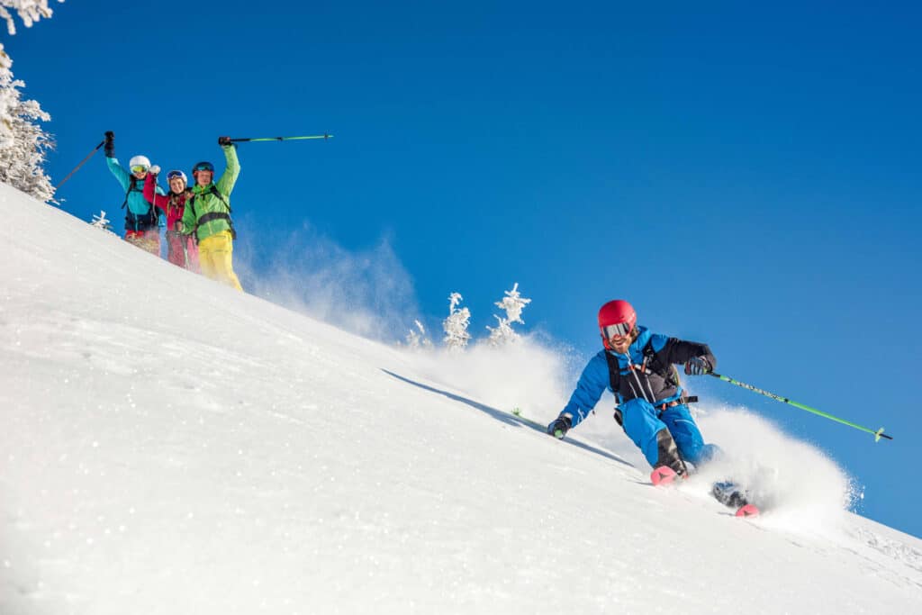 Spaß beim Skifahren in Flachau - Ski Amadé